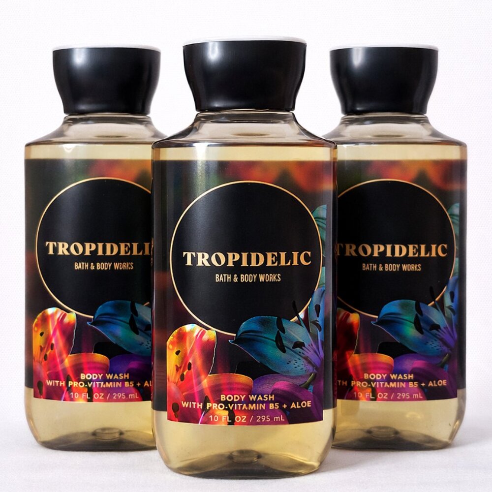 Bath & Body Works Body Wash Bundle TROPIDELIC 3Pack NEW